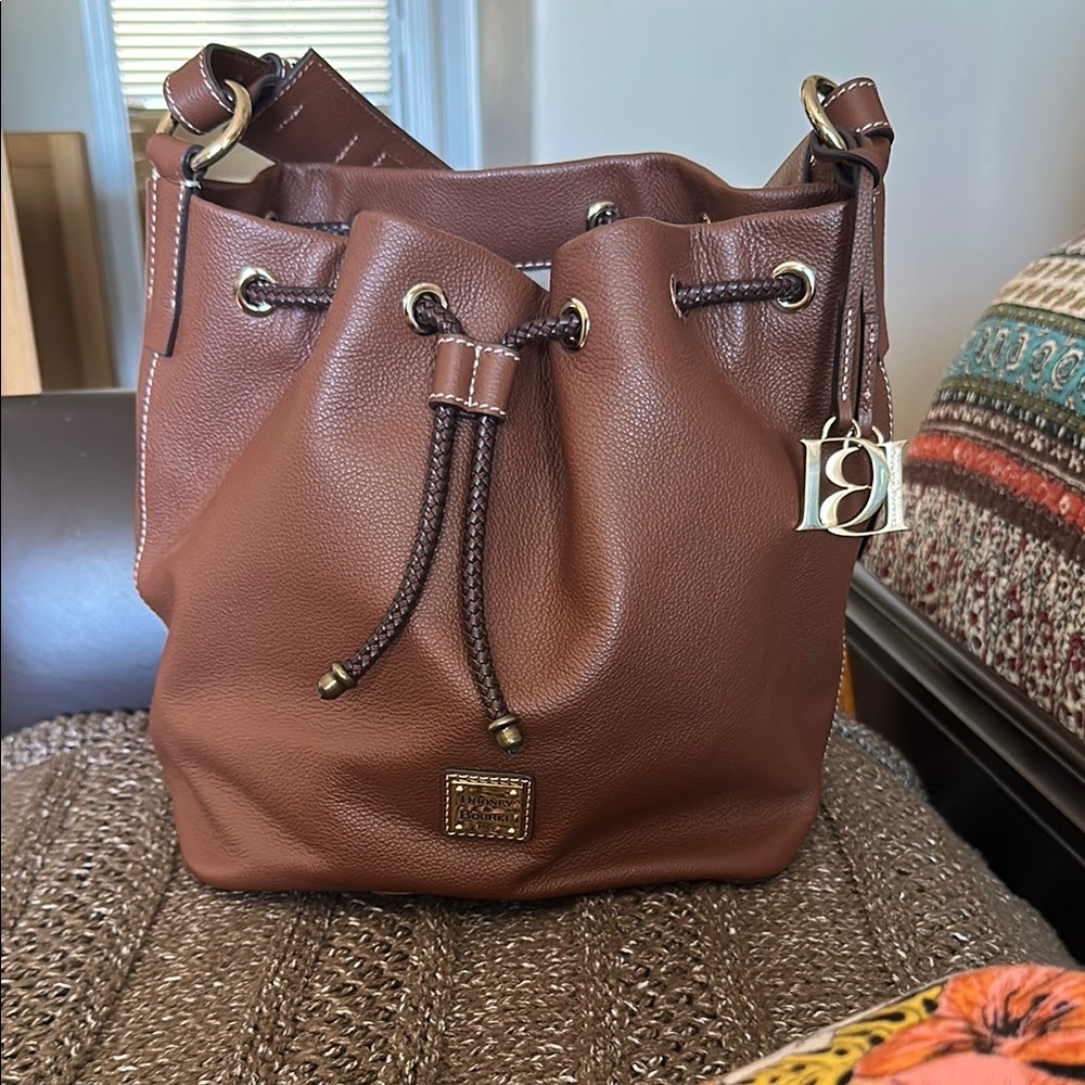 Dooney & Bourke Tan Leather Shoulder Bag